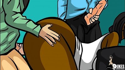 Ardaydu waxay u galmoodaan macalinka madow dugsiga ka dib